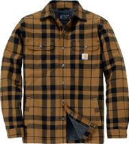 Carhartt Relaxed Fit Flannel Sherpa-lined Shirt Jac Hemd für Outdoor Aktivitäten