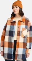 Womens Heavy Flannel Long Overshirt