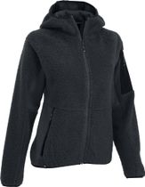 MAUL Sport Wildroserl - Fleecejacke mit Kapuze Damen Midlayer für Outdoor Aktivitäten