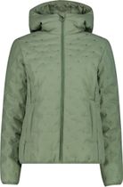 CMP Woman Padded Padded Jacket FIX Hood Kunstfaser Isolationsjacke für Damen