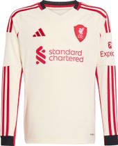 adidas Liverpool FC 25/26 Away Jersey Kids Longsleeve