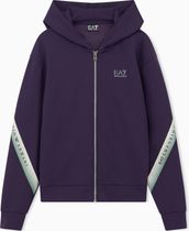 EA7 Natural VENTUS7 W Hoodie Full Zip