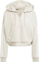 adidas Essentials 3-STRIPES French Terry Quarter-zip Hoodie