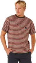 RipCurl Search Stripe Tee Herren T-Shirt für sämtliche Outdoor Aktivitäten