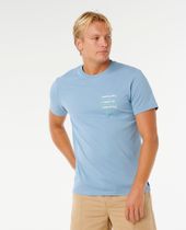 RipCurl Vaporcool Search 3 Stacks Tee Men's T-shirt for any outdoor activities