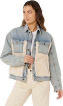 RipCurl CRUISIN. Sherpa Denim Jacket Damen Freizeitjacke