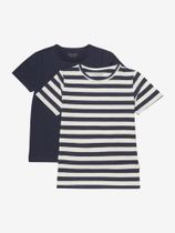 Minymo Basic 32 -t-shirt SS (2-pack) Jungen T-Shirt für sämtliche Outdoor Aktivitäten