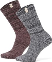 Womens 2 Pack Cozy Crew Boot Sock