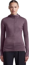 Icebreaker W Mer 200 Realfleece Descender Long Sleeve Zip H Damen Midlayer für Outdoor Aktivitäten