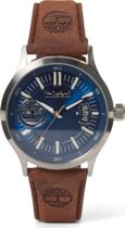 Timberland Womens Short Sleeve Case/Blu Sunray Dia/Brwn LEA STP/3HND Navigation-devices-watches