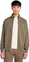 Mens Brushed Back Full Zip Funnel Neck