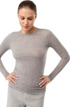 Mandala Crew Neck Wool Mix Damen Langarm Laufshirt