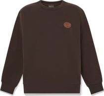 Timberland Mens Leather Patch LB Crew Sweatshirt