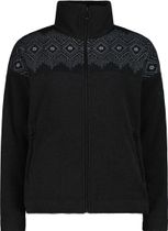 CMP Woman Wool Wool Fleece Fleece Jacket Damen Midlayer für Outdoor Aktivitäten