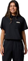 Cove Beach Woven Cropped Short Sleeve