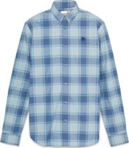 Mens Poplin Check Shirt