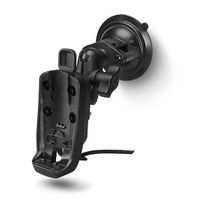 Halterung Saugnapf MIT Adapter Schwarz mit Stromversorgung Fuer Inreach Se+/Explore+