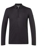 Super.Natural M Zip Polo LS Herrenhemd für Outdoor Aktivitäten