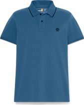 Mens Printed Neck Short Sleeve Polo