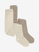 Minymo Stockings w. Pattern (2-pack) Girls's outdoor pants