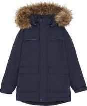 Parka W. Fake Fur Taped Seams 741751