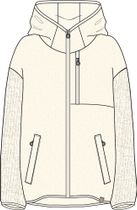 CMP Woman Jacket FIX Hood Damen Midlayer für Outdoor Aktivitäten