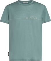 Icebreaker Men Merino Blend Core Short Sleeve Tee Single Line Camp