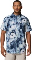 Columbia Rapid Rivers Printed Short Sleeve Shirt Herrenhemd für Outdoor Aktivitäten
