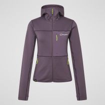 Berghaus Ridge-Hiker Kapuzenjacke für Damen - Blau Damen Midlayer für Freeski oder Skitouren