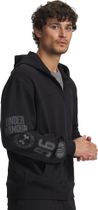 Under Armour Rival LW Graphic Full Zip Herren Langarm Laufshirt