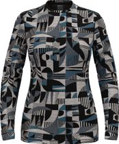 The Merino Warm Jacquard Crew Neck Base Layer top