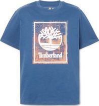 Mens Front Seasonal Stack Logo Graphic Tee