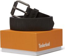 Mens 35mm Nubuck Belt With Vertical Cuts