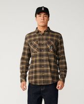 RipCurl S-series Solucellair Flannel Herrenhemd für Outdoor Aktivitäten