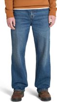 Mens Back Embroidered Tree Logo Denim Pant