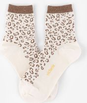 Calcetín Algodón Lurex Print Women