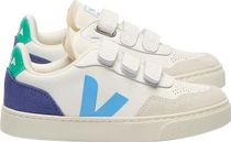 Veja Small V-90 White Celeste Cobalt