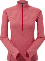 W MTN Guide LS Half Zip Blk/Red
