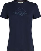 Icebreaker W Mer 150 Tech Lite Short Sleeve Tee Sunrise Sumit Damen T-Shirt für sämtliche Outdoor Aktivitäten