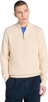 Mens Textured 1/4 Zip Swetaer