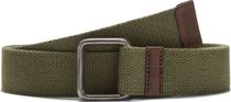 Mens 40mm Webbing Belt With Squared Buckle