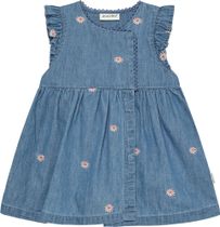 Minymo Dress SS Emb. Chambray