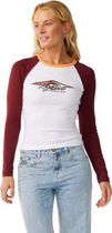 RipCurl Island Dreams Raglan LS Tee Damen Longsleeve für Freizeit und Outdooraktivitäten