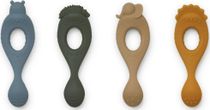 Liewood Liva Silicone Spoon 4-pack