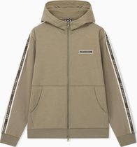 EA7 Train Logo Series M Tape Hoodie Full Zip BR - Train Logo Series M Tape Hoodie Full Zip BR