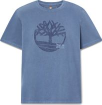 Timberland Mens Garment Dye Logo Graphic Tee