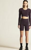 Collective RIB Cropped Long Sleeve TOP Women