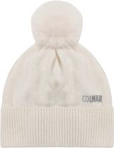 Colmar Beanie With Brim, Detachable Fur Pom Pom, Lining Flece