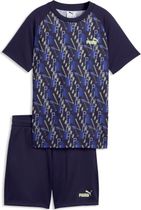 Puma TAD Essentials AOP Poly Tee and Shorts Set B