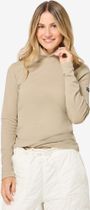 Super.Natural W Split Brush Turtleneck